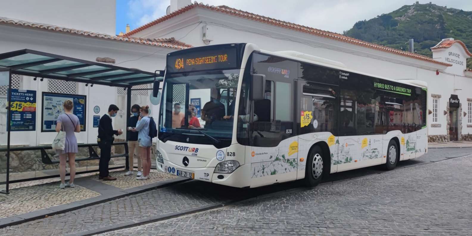 Garagem de manutenção da frota